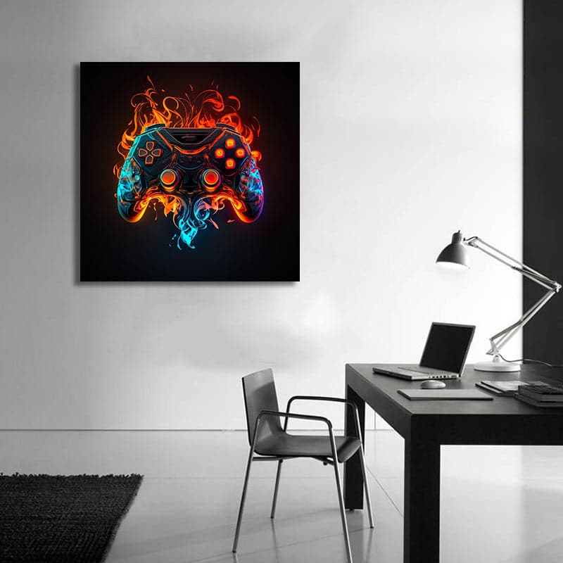 Pine Stretched  Framed 1 Panel - Game