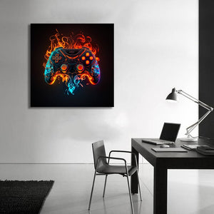 Pine Stretched  Framed 1 Panel - Game