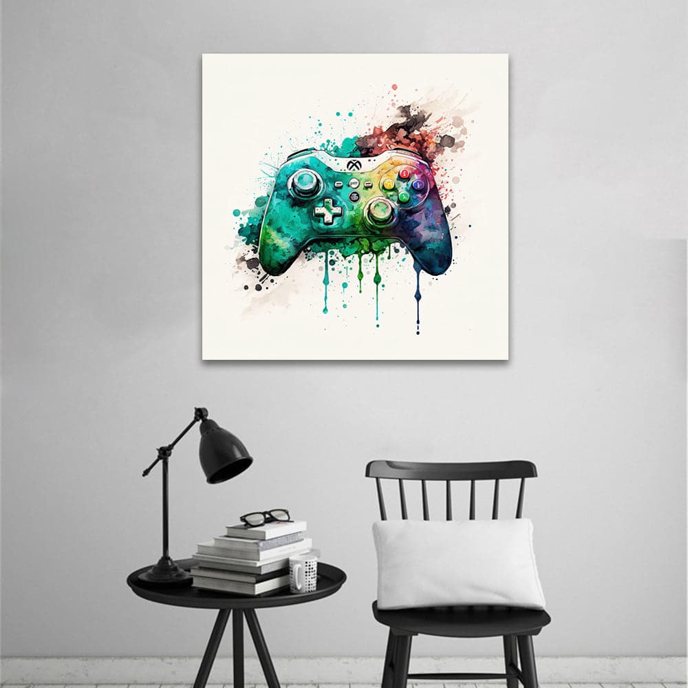 Pine Stretched  Framed 1 Panel - Game