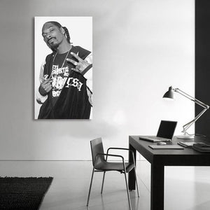 Pine Stretched  Framed 1 Panel - Snoop Dogg