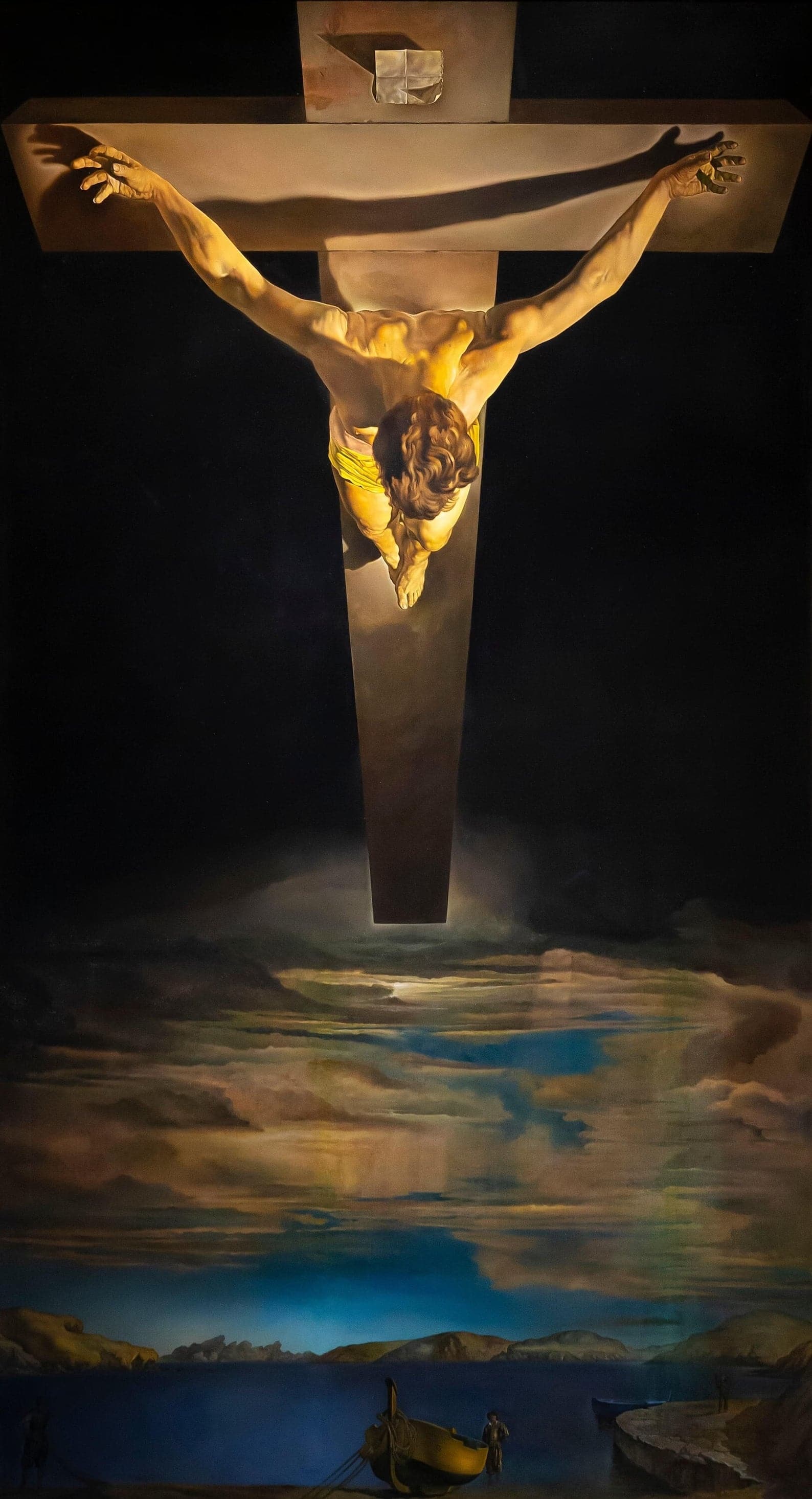 Framed 1 Panel - Christ of St John of the Cross by Salvador Dali