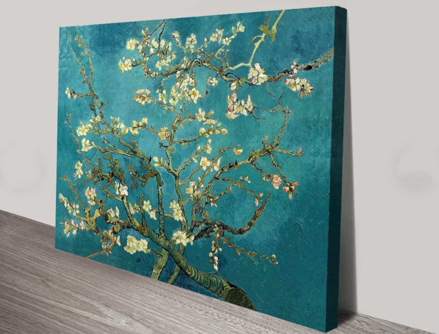 Framed 1 Panel - Almond-Blossoms by Van Gogh