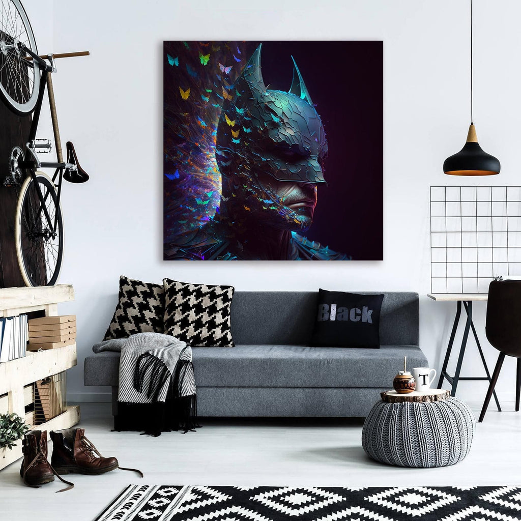 Pine Stretched  Framed 1 Panel - Batman