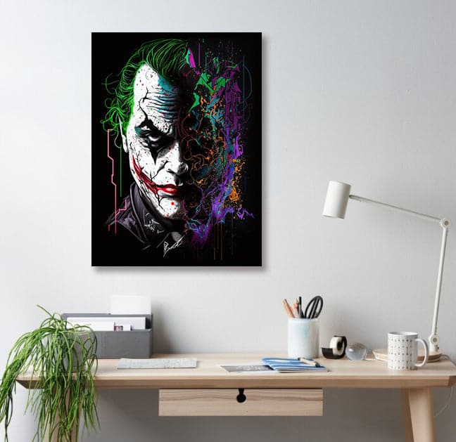 Pine Stretched  Framed 1 Panel - Joker