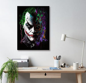 Pine Stretched  Framed 1 Panel - Joker