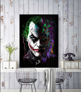 Pine Stretched  Framed 1 Panel - Joker