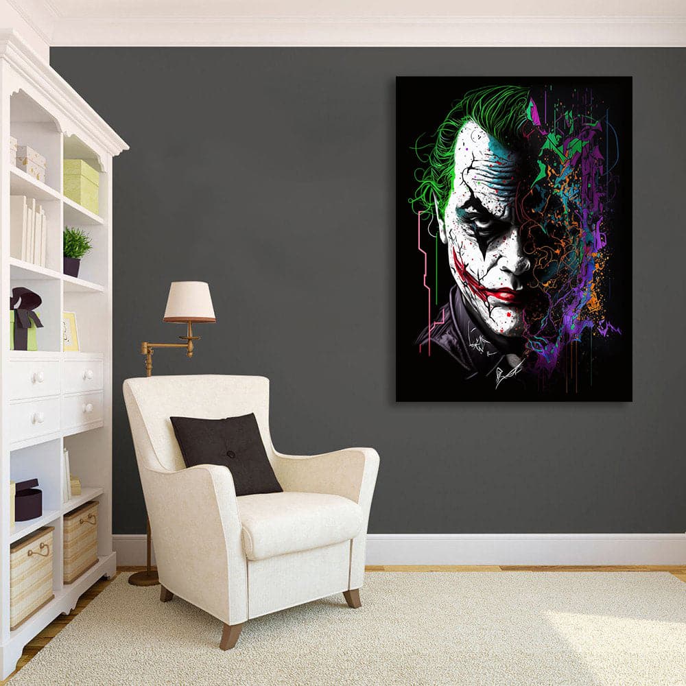 Pine Stretched  Framed 1 Panel - Joker