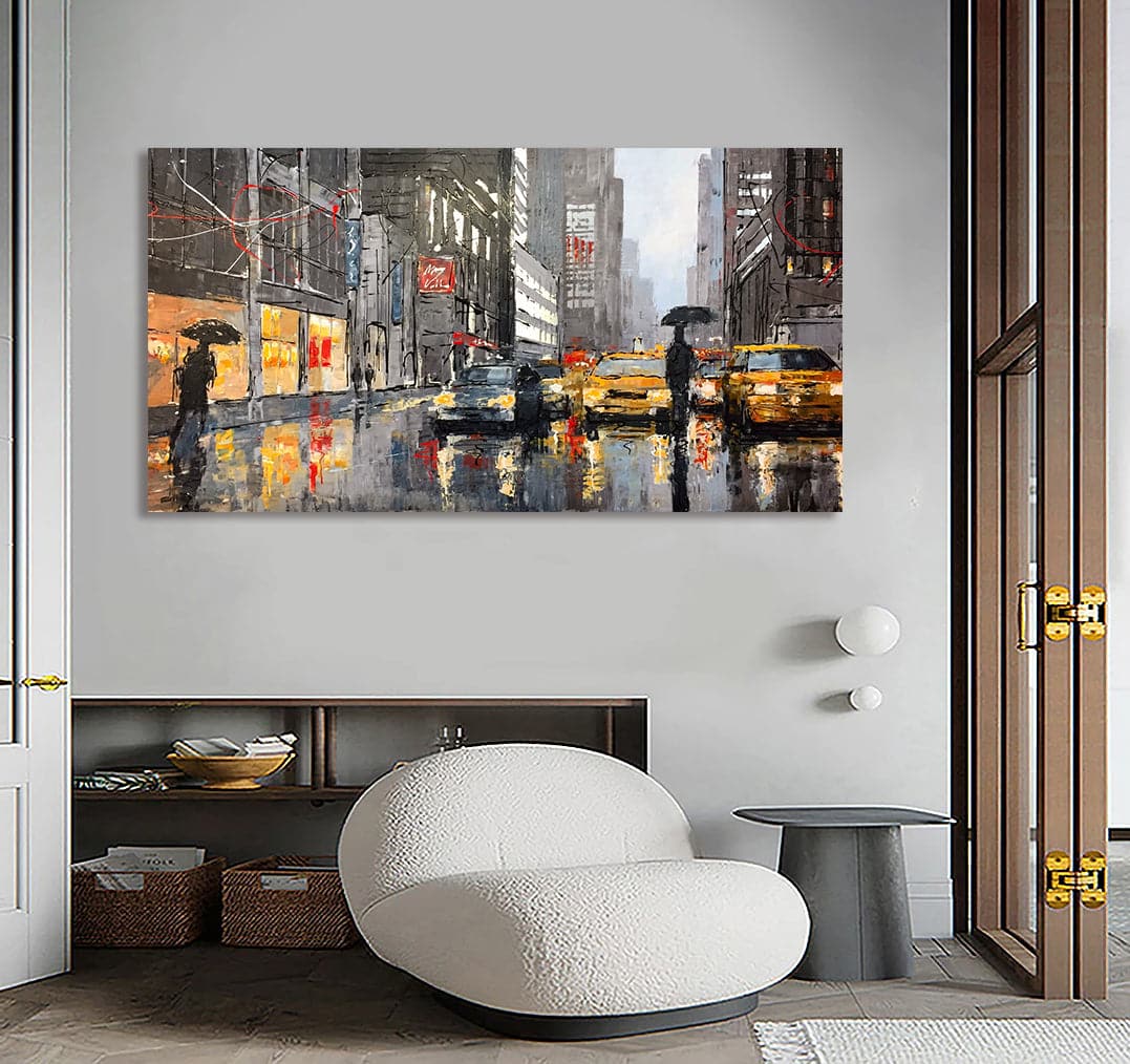 Pine Stretched  Framed 1 Panel - New York City