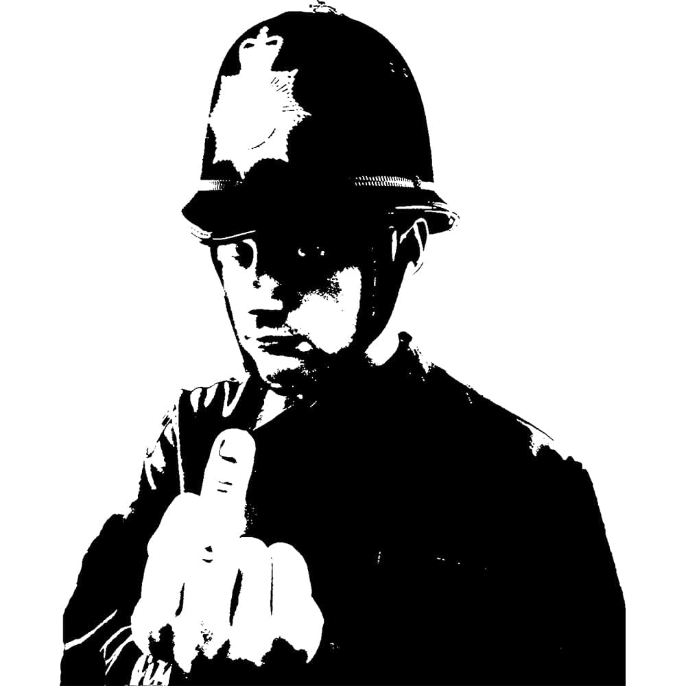 Pine Stretched  Framed 1 Panel - Banksy