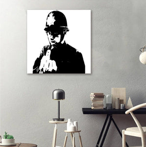 Pine Stretched  Framed 1 Panel - Banksy