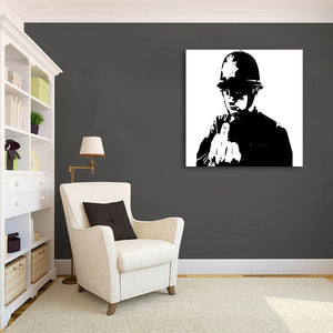 Pine Stretched  Framed 1 Panel - Banksy