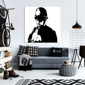 Pine Stretched  Framed 1 Panel - Banksy