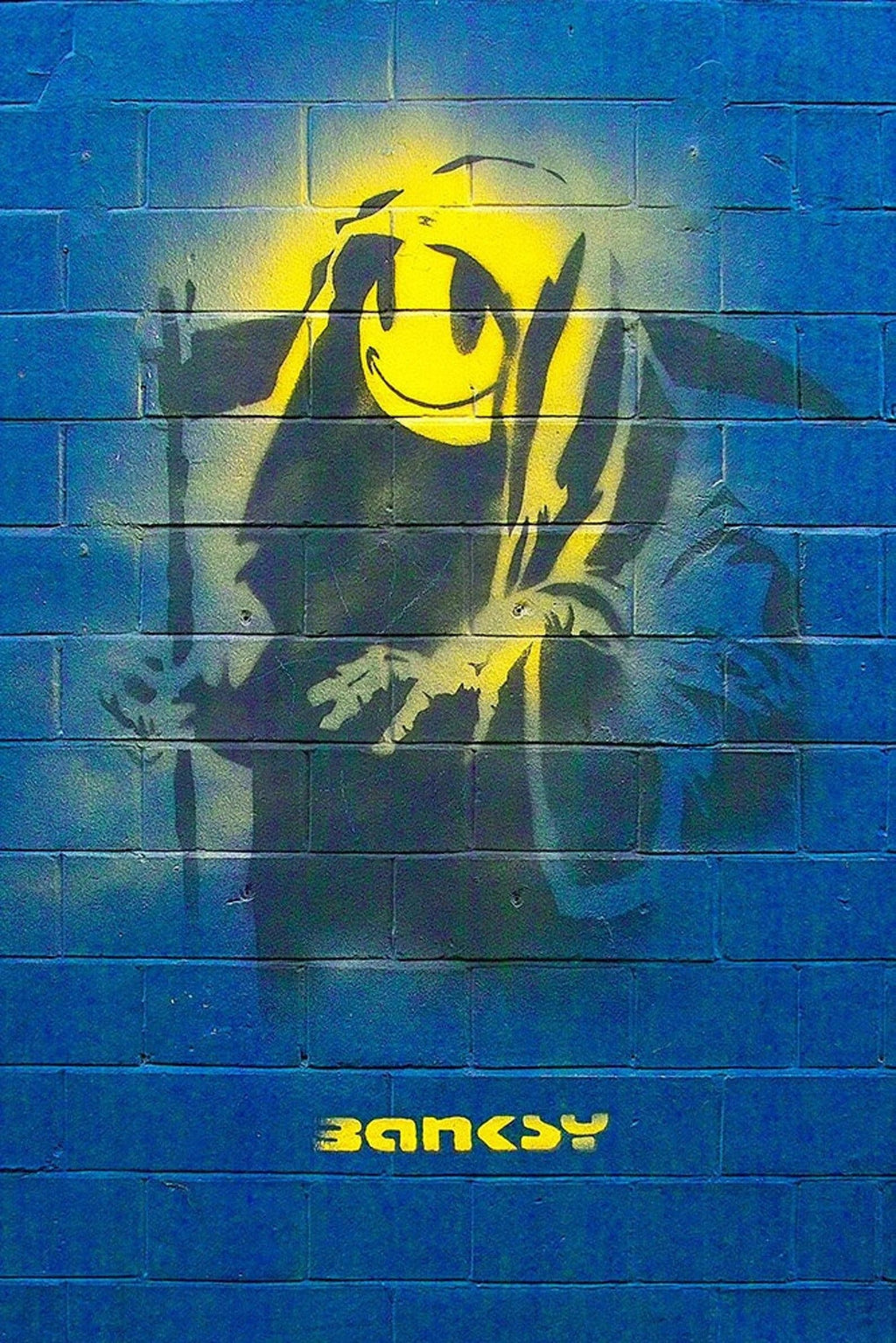 Framed 1 Panel - Banksy - Grin Reaper