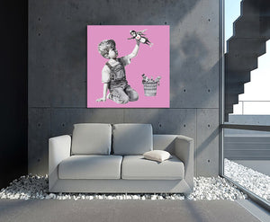 BANKSY GAME CHANGER SUPER NURSE CANVAS WALL ART PRINT ARTWORK - Foto 10