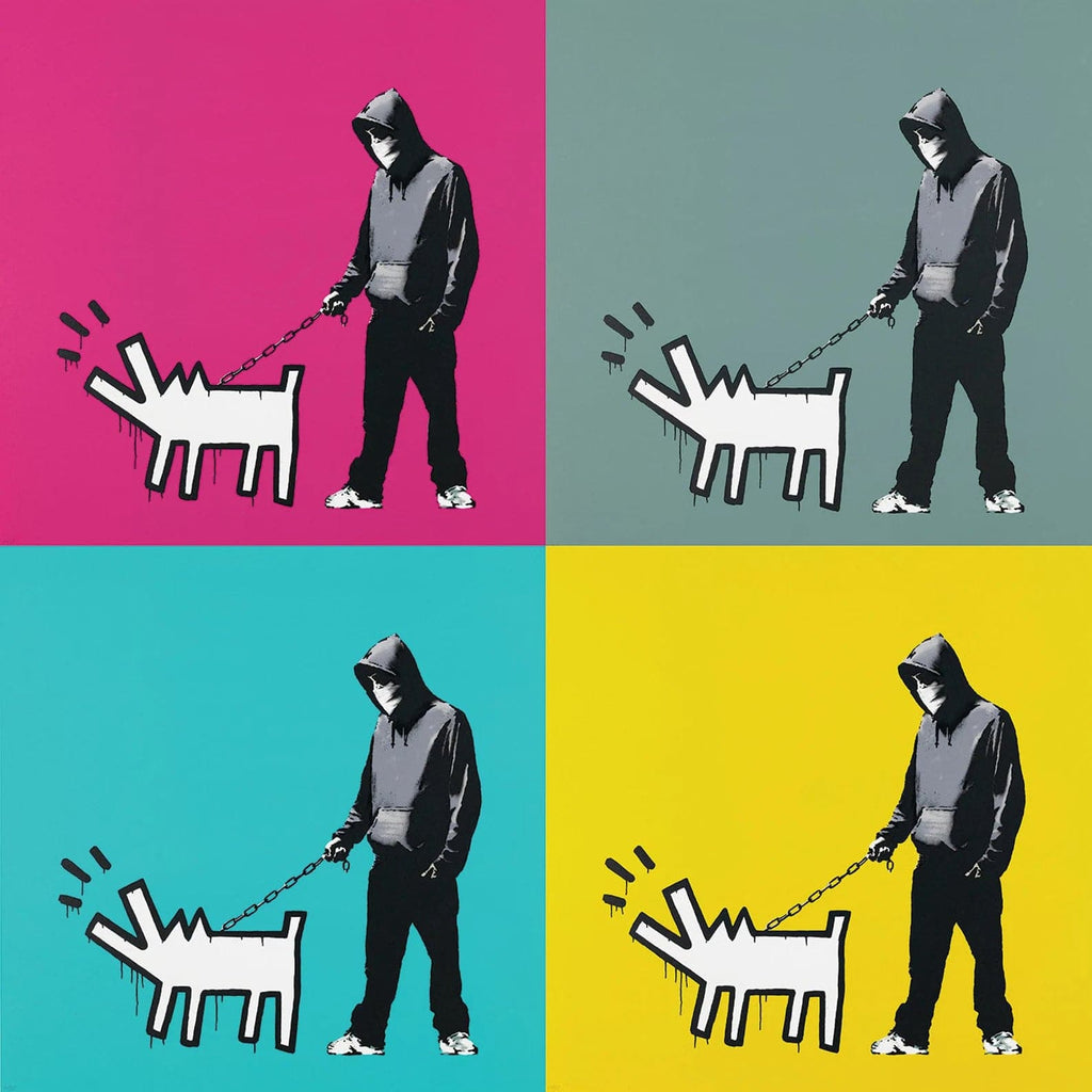 Framed 1 Panel - Banksy - Choose Your Weapon