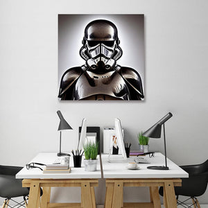 Framed 1 Panel - Metallic Stormtrooper