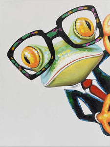 Framed 1 Panel - Arrogant Frog