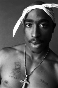 Pine Stretched  Framed 1 Panel - Tupac