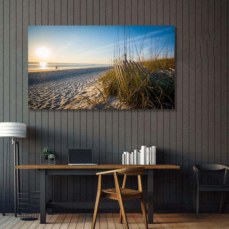 Framed 1 Panel - New Zealand Beach