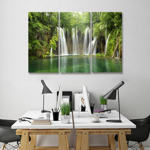 Framed 3 Panels - Waterfall