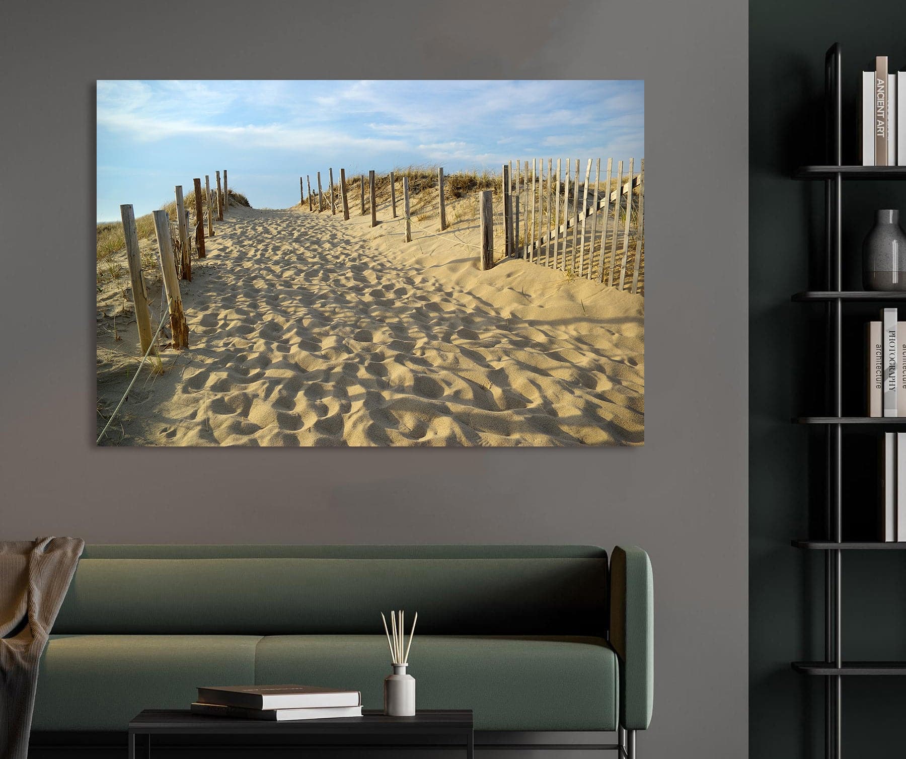 Framed 1 Panel - Walkway to the Beach