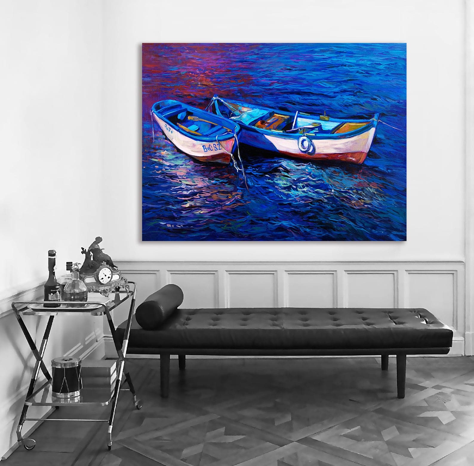 Framed 1 Panel - Boats