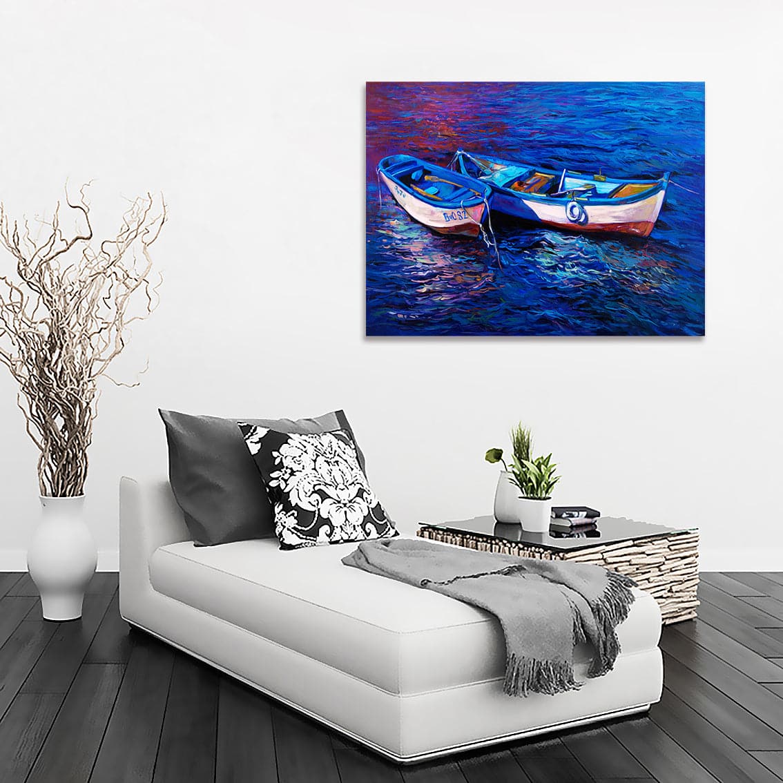 Framed 1 Panel - Boats