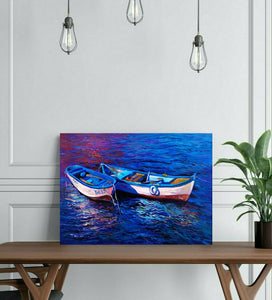 Framed 1 Panel - Boats