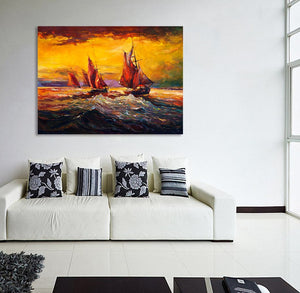 Pine Stretched  Framed 1 Panel - Havigation