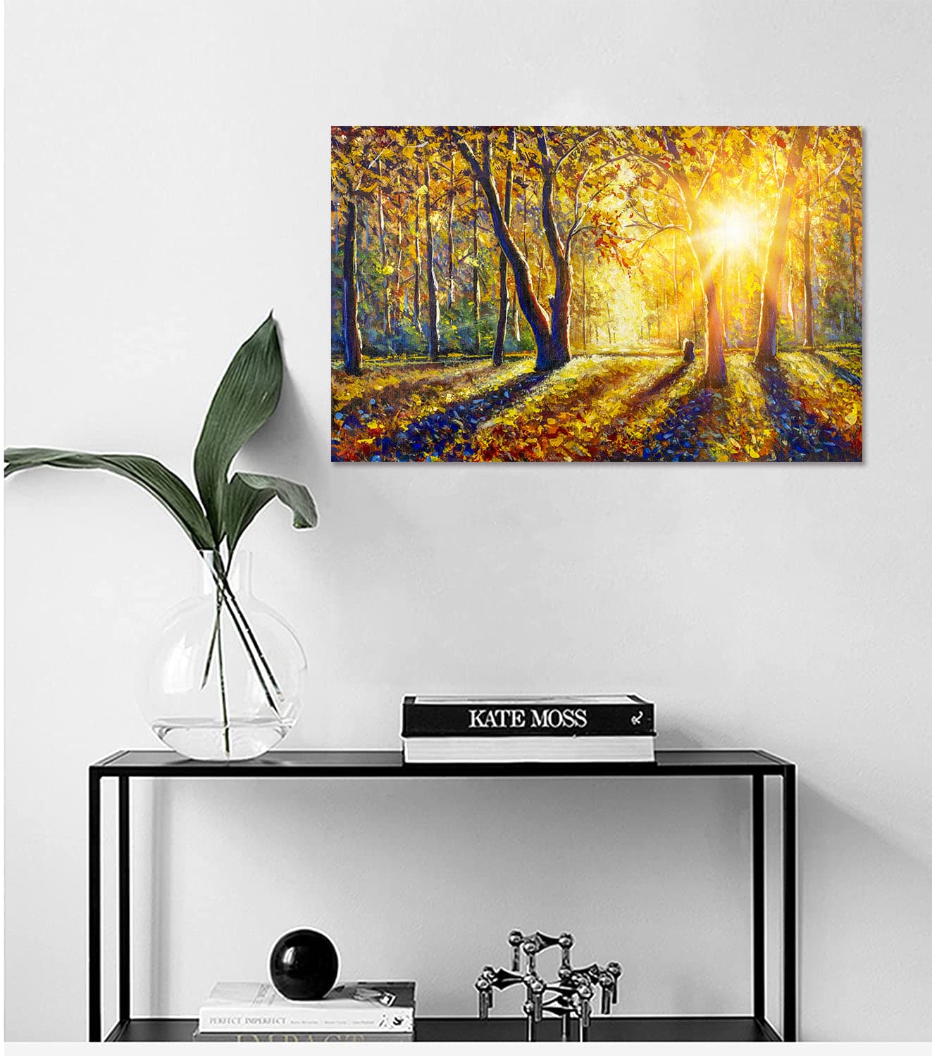 Framed 1 Panel - Panorama Of Gorgeous Autumn Forest