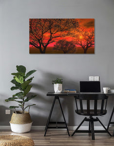 Pine Stretched  Framed 1 Panel - Bloss Tree