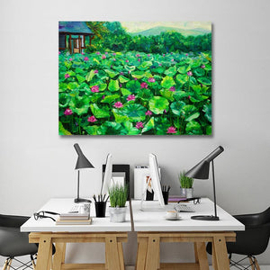 Framed 1 Panel - Lotus