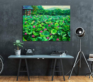 Framed 1 Panel - Lotus