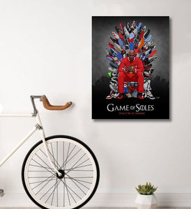 Pine Stretched  Framed 1 Panel - Air Jordan