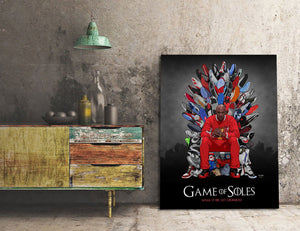 Pine Stretched  Framed 1 Panel - Air Jordan