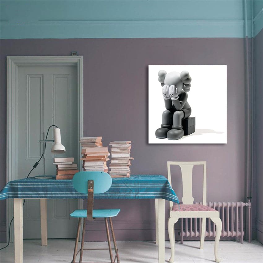 Framed 1 Panel - Kaws