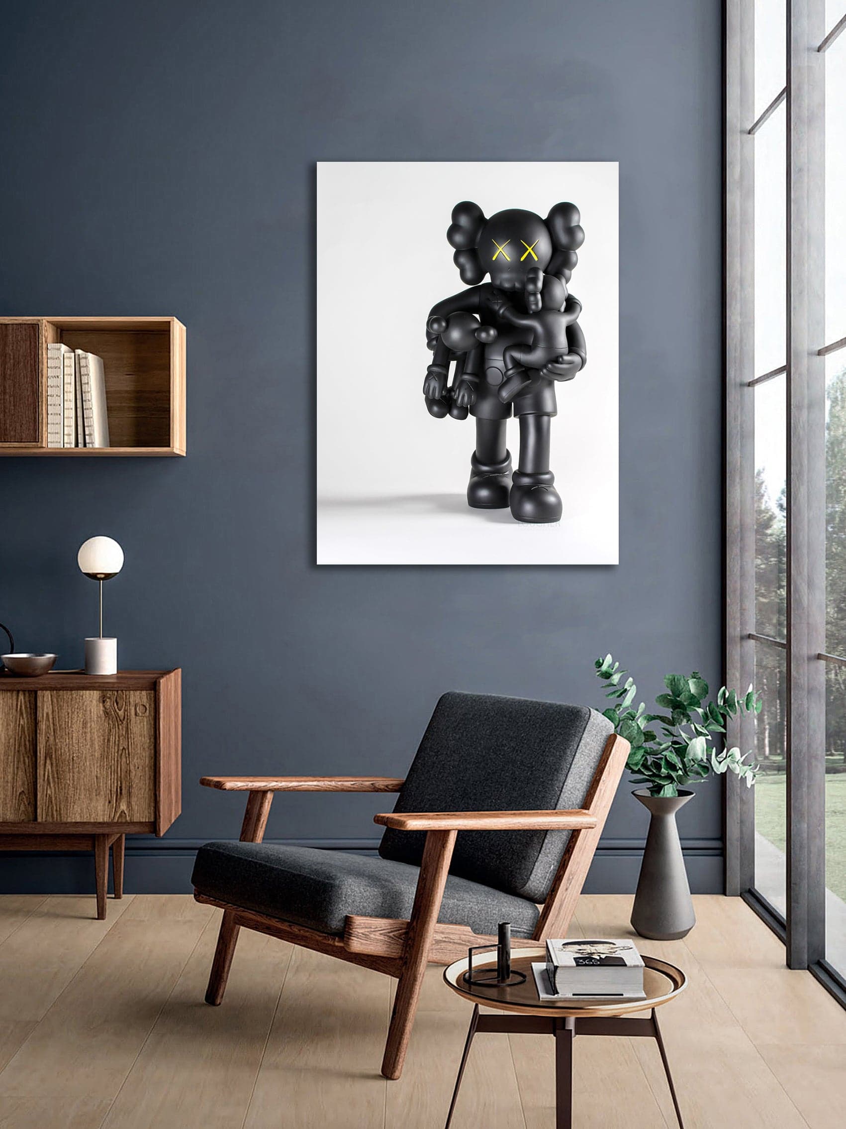 Framed 1 Panel - Kaws - Family