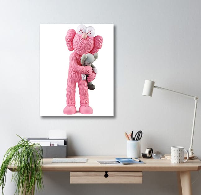 Framed 1 Panel - Kaws - Love
