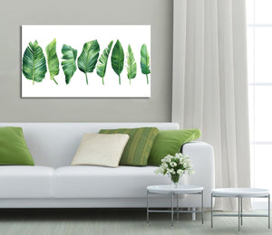 Framed 1 Panel - Palm Leaves
