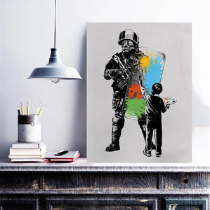 Framed 1 Panel - Banksy