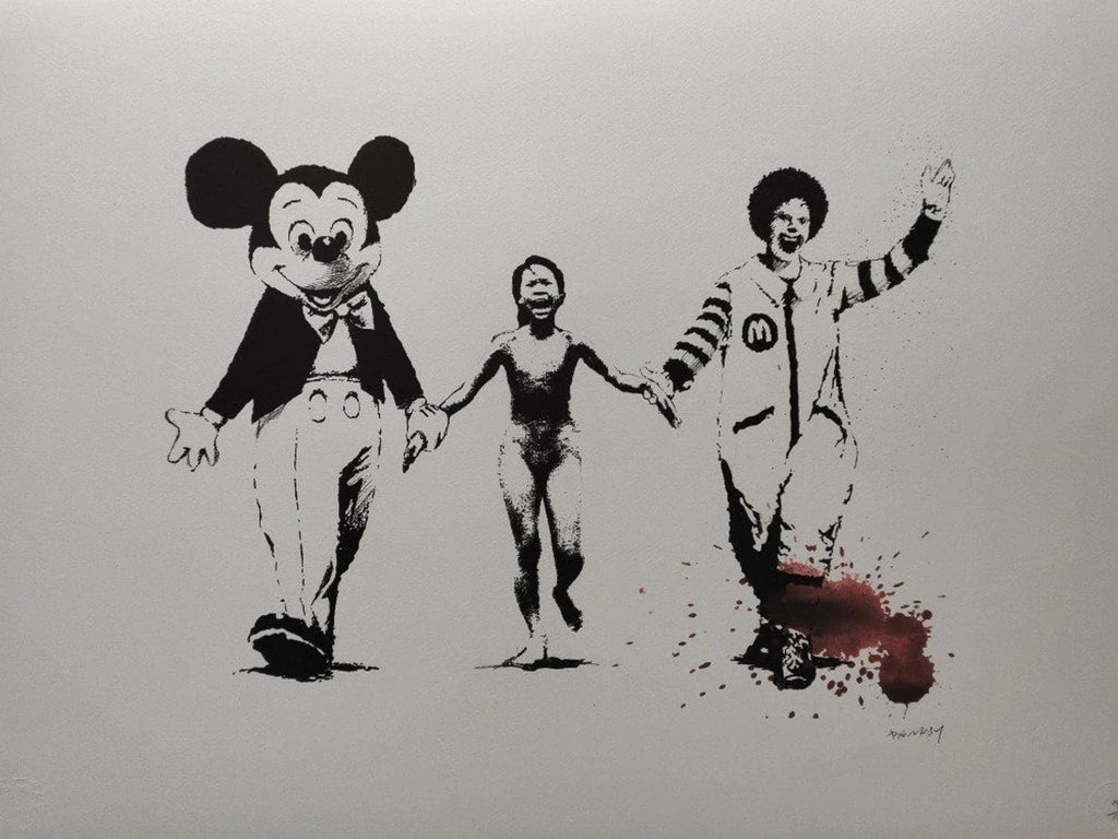 Framed 1 Panel - Banksy