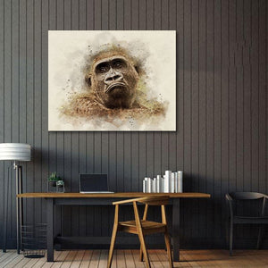 Pine Stretched  Framed 1 Panel - Gorilla