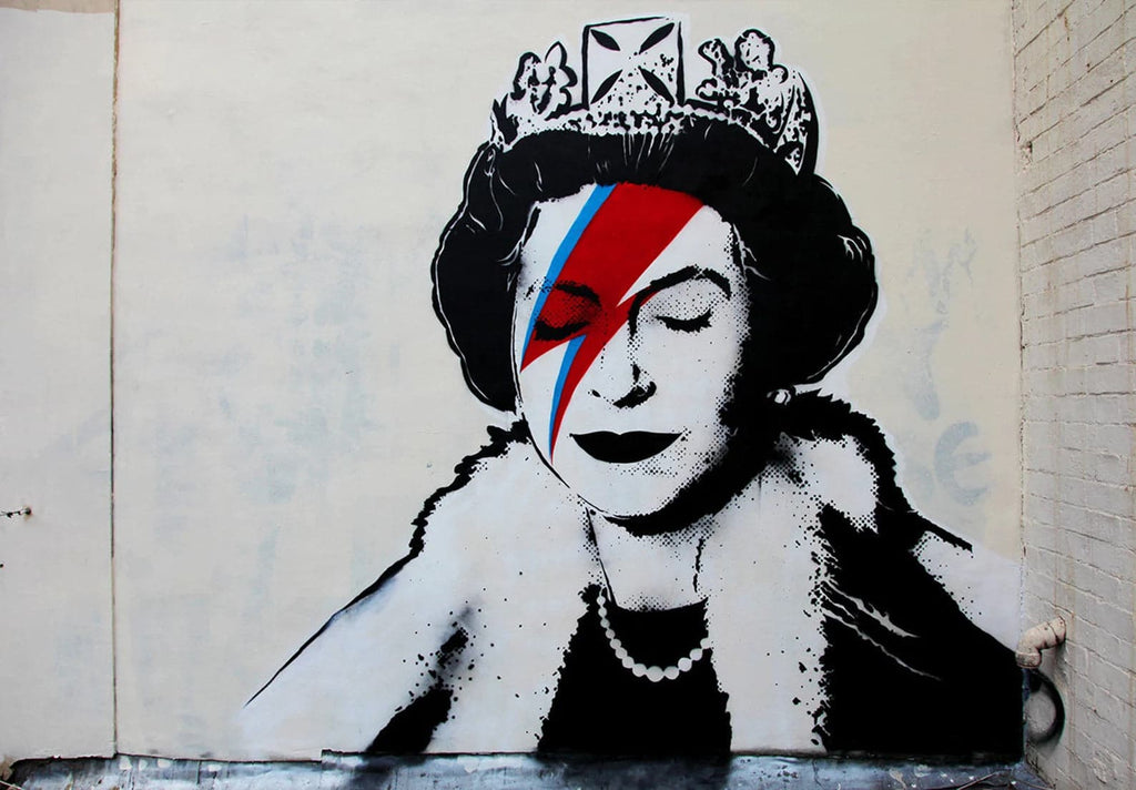 Framed 1 Panel - Banksy - Ziggy-Stardust
