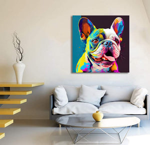 Framed 1 Panel - French Bulldog
