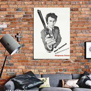 Pine Stretched  Framed 1 Panel - Clint Eastwood