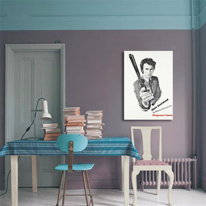 Pine Stretched  Framed 1 Panel - Clint Eastwood