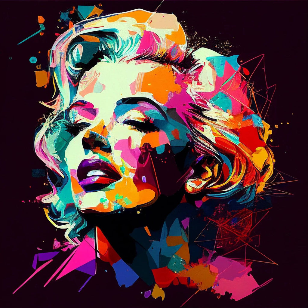 Pine Stretched  Framed 1 Panel - Marilyn Monroe