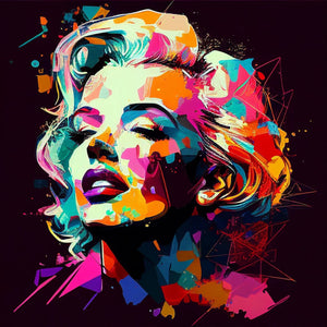 Pine Stretched  Framed 1 Panel - Marilyn Monroe
