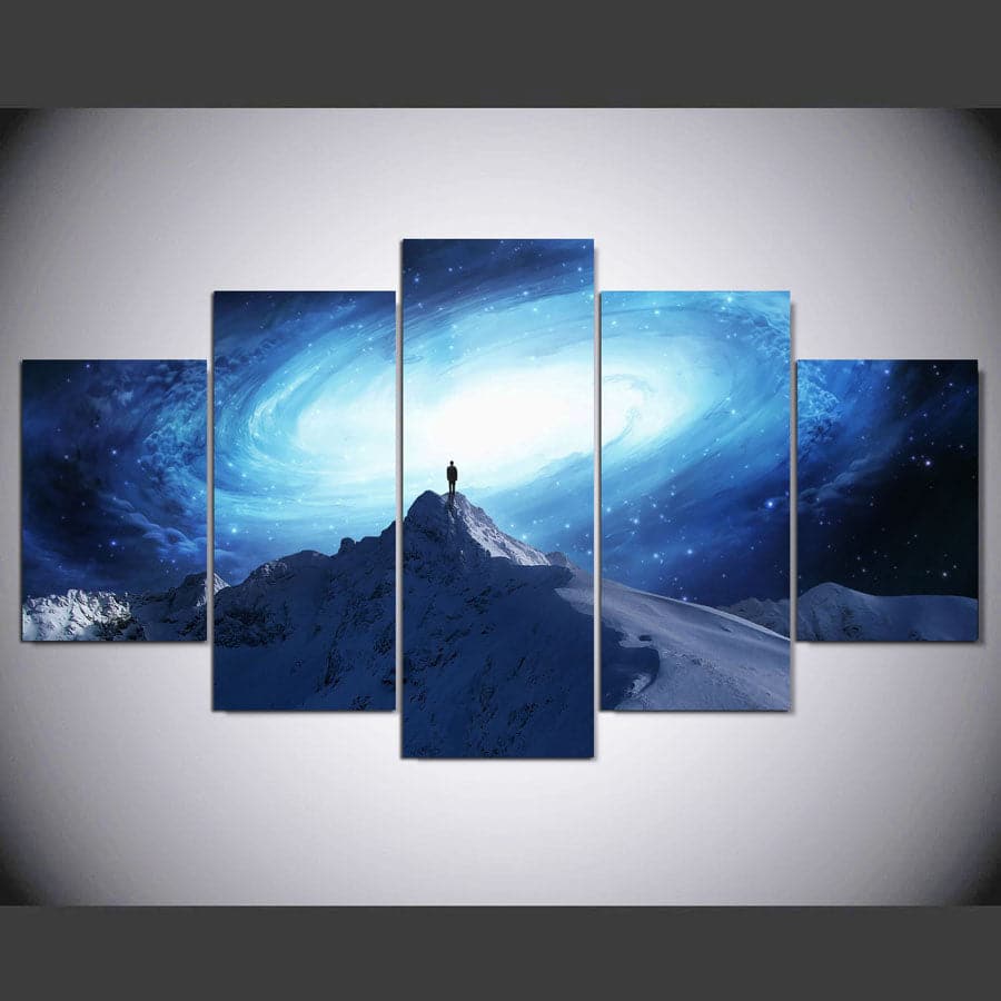Pine Stretched  Framed 5 Panels - Landscape