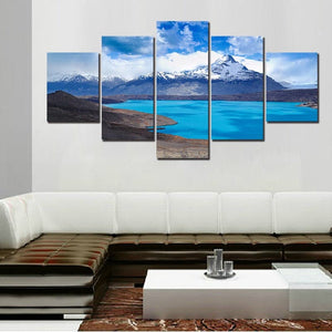 Framed 5 Panels - Landscape